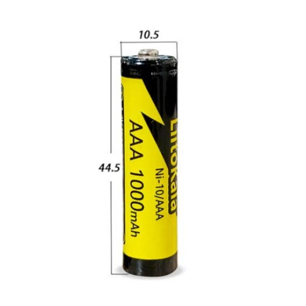 Аккумулятор LiitoKala NiMH AAA 1000mAh 5шт/уп (NI-10/AAA-5B) - изображение 3