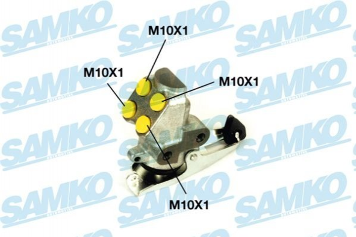 Распределитель тормозных усилий SAMKO D02001 Volkswagen Jetta, Scirocco, Golf, Passat, Polo; Seat Toledo 191612151, 191612151A, 357612151 - изображение 1