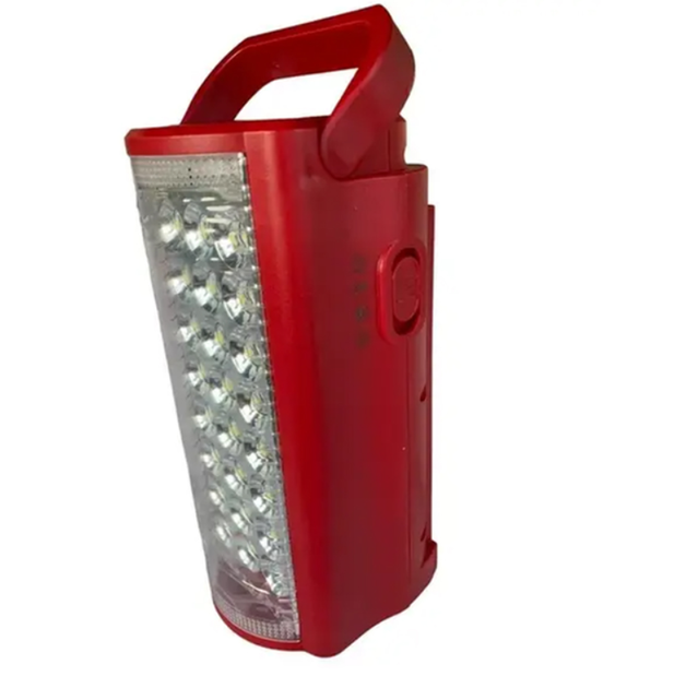Аккумуляторный фонарь лампа Almina 2606L с функцией Power bank переносной светильник 24 LED лед красный - изображение 3