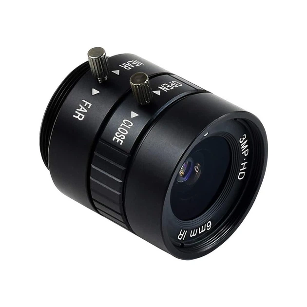 Объектив Waveshare 6mm Wide Angle Lens for Pi Camera Module (18039) - Фото 3 Объектив Waveshare 6mm Wide Angle Lens for Pi Camera Module (18039) - изображение 3