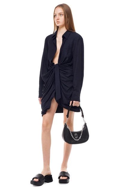 Сумка Marc Jacobs The Curve Leather Shoulder Bag - Фото 4 Сумка Marc Jacobs The Curve Leather Shoulder Bag - изображение 4