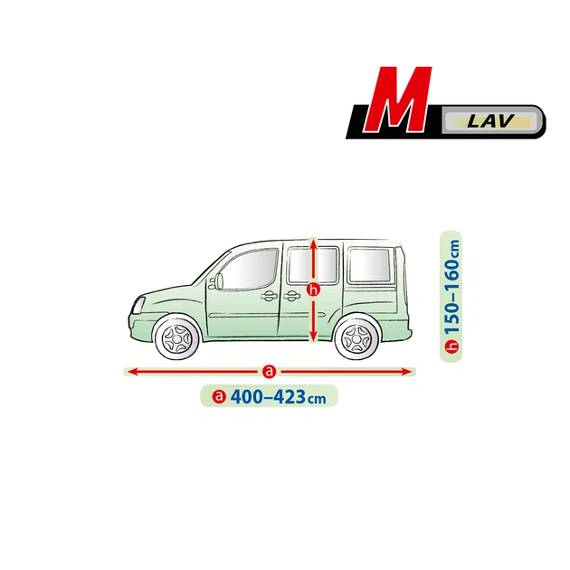 Чехол-тент для автомобиля PEUGEOT Partner (I) Kegel-Blazusiak Mobile Garage M LAV (5-4135-248-3020) - изображение 4