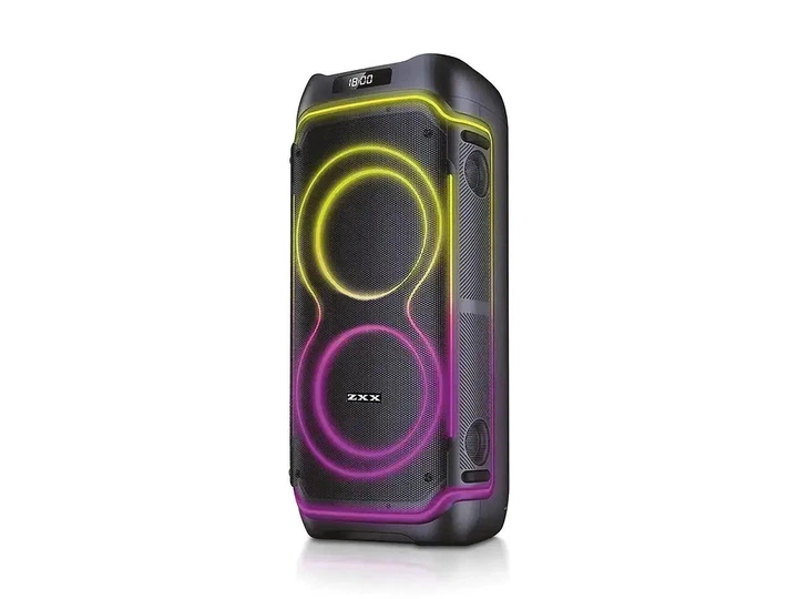 Акустична переносна колонка ZXX-5515 60Вт 2 мікрофони пульт