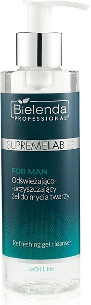 Освежающий гель для умывания для мужчин - Bielenda Professional SupremeLab For Men Refreshing Gel Cleanser 200ml (1208332-139646) - Фото 1 Освежающий гель для умывания для мужчин - Bielenda Professional SupremeLab For Men Refreshing Gel Cleanser 200ml (1208332-139646) - изображение 1