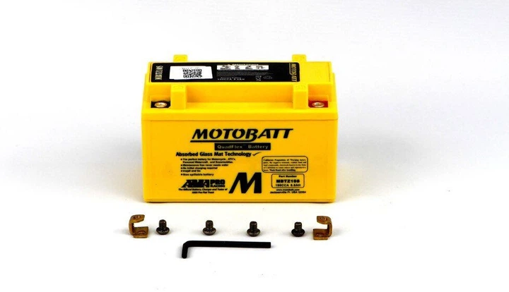 Мото акумулятор Motobatt MBTZ10S (YTZ10S) 8,6 Аh, 190 A, 151x87x95 мм - зображення 2