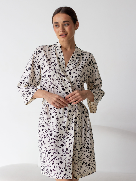 Халат жіночий BARWA garments 0099 M Молочний від Rozetka на платформі USKIDKA Акція на Халат жіночий BARWA garments 0099 M Молочний від Rozetka