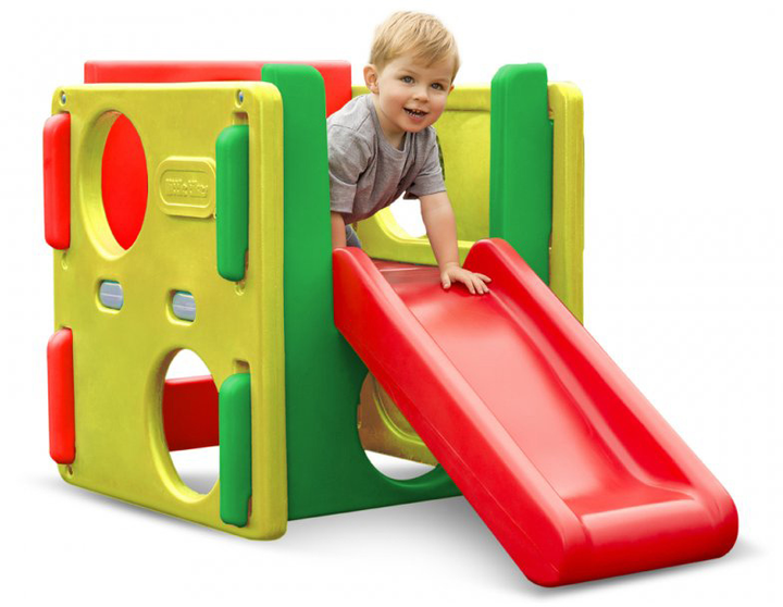 Zjeżdżalnia Little Tikes Junior Activity Gym Slide 73 cm Czerwono-żółta (0050743041396) - obraz 2