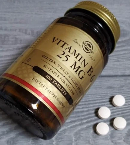Вітамін Б6 Солгар Solgar Vitamin B6 25 mg 100 таб - зображення 4