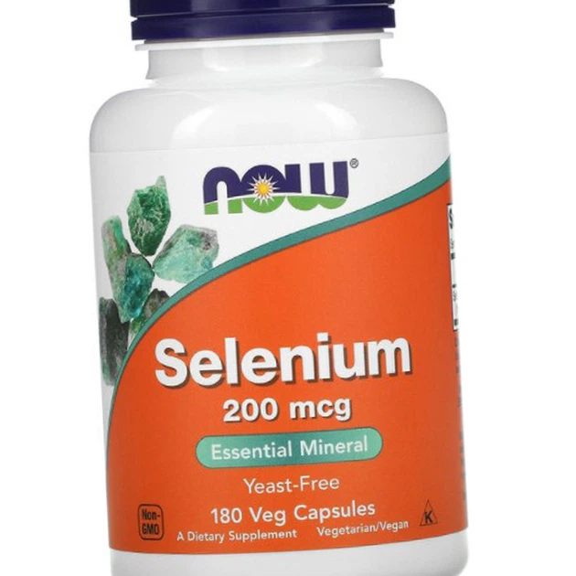 Селен NOW Selenium 200 мкг 180 капс - изображение 9