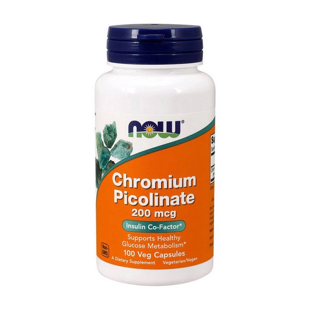Хром пиколинат NOW Chromium Picolinate 100 капс - изображение 2