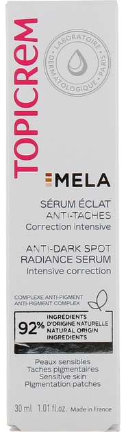 Serum do twarzy Topicrem Mela Anti-Dark Spot Radiance 30 ml (3700281705003) - obraz 1