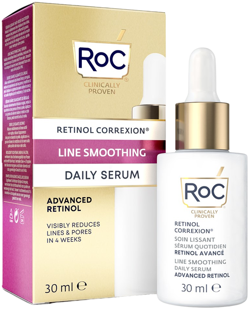 Serum do twarzy Roc Retinol Correxion Line Smoothing Daily na dzień 30 ml (1210000800244) - obraz 1