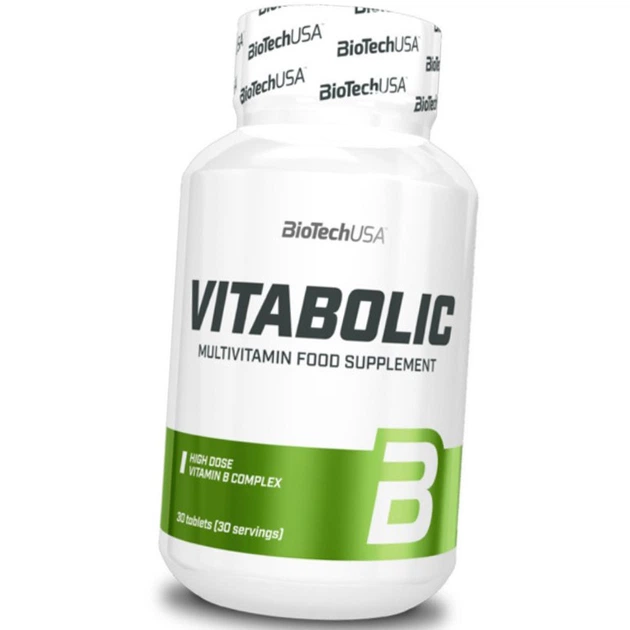 Витамины и минералы BioTech Vitabolic 30 таблеток - Фото 3 Витамины и минералы BioTech Vitabolic 30 таблеток - изображение 3