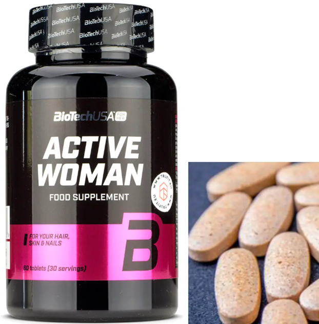 Вітаміни для жінок BioTech Active Woman 60 таб - зображення 2