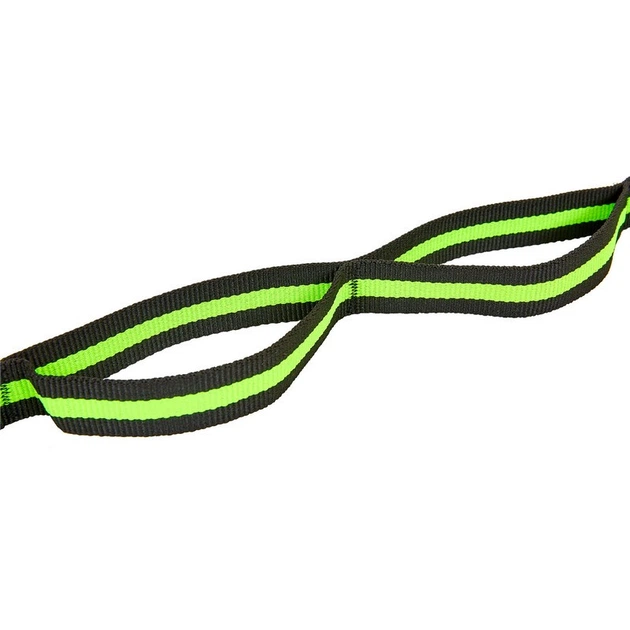 Стрічка для розтягування Record Sport Stretch Strap My Fit F040 12 петель чорний-зелений - Фото 3 Стрічка для розтягування Record Sport Stretch Strap My Fit F040 12 петель чорний-зелений - зображення 3