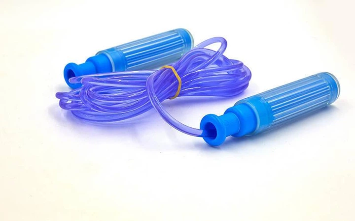 Скакалка с PVC жгутом Zelart Sport My Fit 435 2,7 м синяя - Фото 3 Скакалка с PVC жгутом Zelart Sport My Fit 435 2,7 м синяя - изображение 3