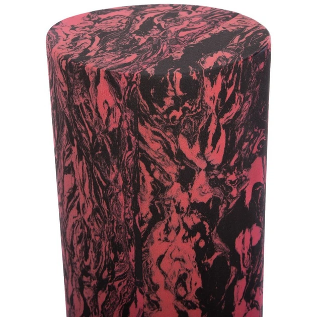 Масажний ролик ролер гладкий Foam Roller Zelart 30x15 см FI-1731 Red-Black - зображення 3