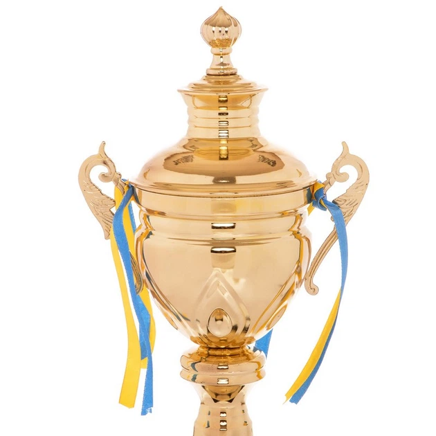 Кубок спортивный с ручками и крышкой приз спортивный SP-Sport Heroe 2008B высота 49 см Gold - изображение 3