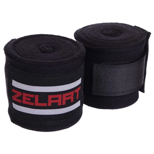 Бинти боксерські Zelart Heroe 2893 довжина 3м Black - зображення 4
