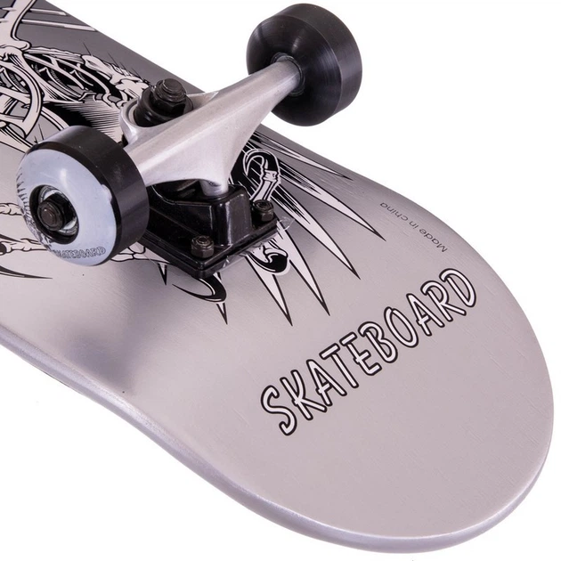 Скейтборд Skateboard Boarding Zelart Sprinter 805 Silver-Black - зображення 5
