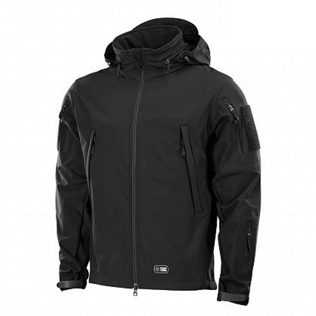 Куртка M-Tac Soft Shell Black Розмір XL - зображення 1