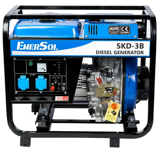 Генератор дизельный EnerSol 2.8/3 кВт SKD-3B - изображение 1