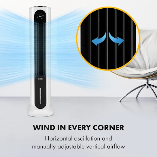 Мобильный кондиционер Klarstein Polar Tower Smart Белый Б/У - изображение 2