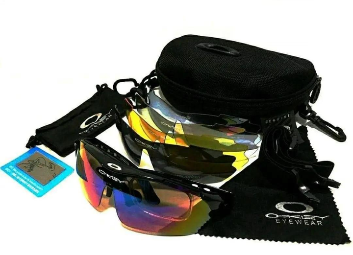 Окуляри OAKLEY Sports Black 5 Лінз.100% Поляризація (RG6GEY) - зображення 1