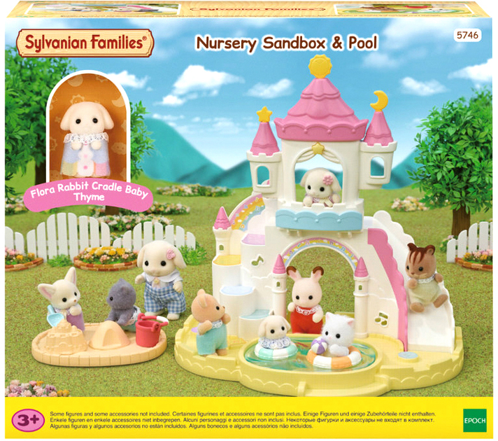 Zestaw do zabawy Epoch Sylvanian Families Nursery Sandbox and Pool (5054131057469) - obraz 1