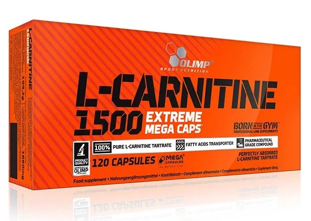 Л-карнитин Olimp L-Carnitine 1500 forte 120 капс Комплекс для похудения и снижения веса - изображение 5