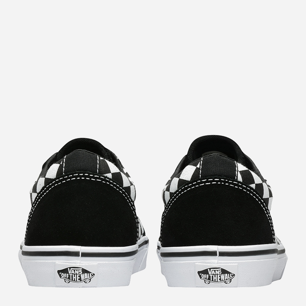 Підліткові кеди для хлопчика Vans YT WARD 36 (4.5US) Чорні з білим (191931307686) - зображення 4