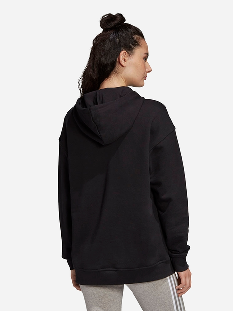 Bluza damska z kapturem adidas Trefoil Hoodie 34 Czarna (4062055475253) - obraz 2