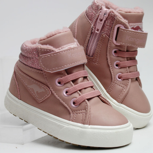 Дитячі зимові черевики для дівчинки KangaROOS KaVu III 14000006146 28 Рожеві (4066539095579) - зображення 2