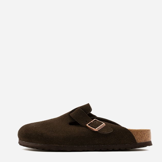 Chodaki damskie na platformie Birkenstock Boston 660463 38 Brązowe (4040714382609) - obraz 1