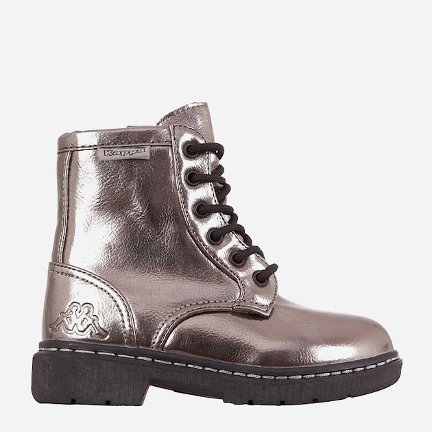 Підліткові демісезонні черевики для дівчинки Kappa Deenish Shine K 260841K-1511 35 Срібний/Чорний (4056142682440) - зображення 1