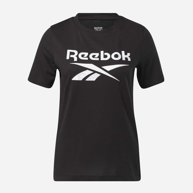 T-shirt damski bawełniany Reebok RI BL Tee S Czarny (4065423449467) - obraz 1