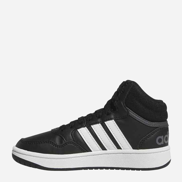 Jesienne trzewiki chłopięce adidas Hoops Mid 3.0 K GW0402 30 Czarne (4065418336208) - obraz 2