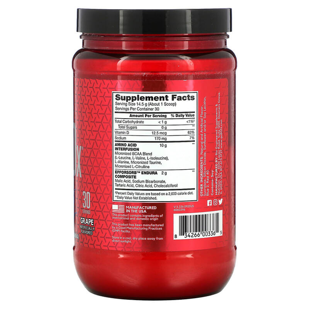 BSN, Amino X, виноград, 435 г (100703) - изображение 2