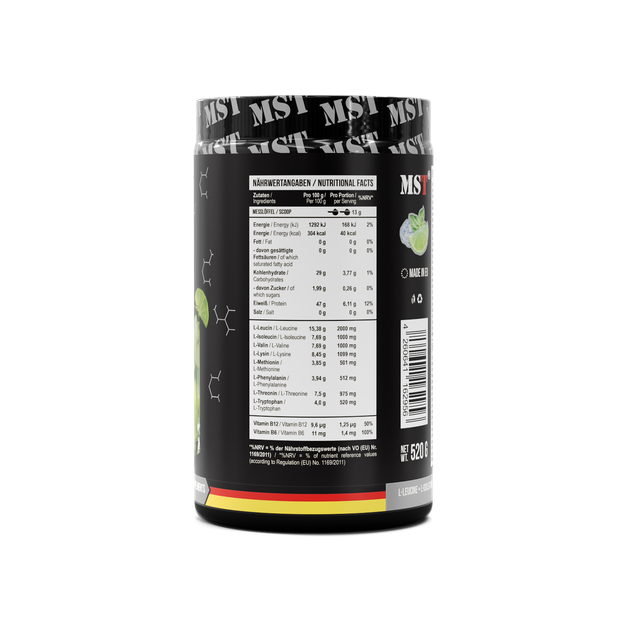 MST Nutrition, Комплекс BCAA & EAA Zero, вкус мохито, 520 г (MST-00167) - изображение 2