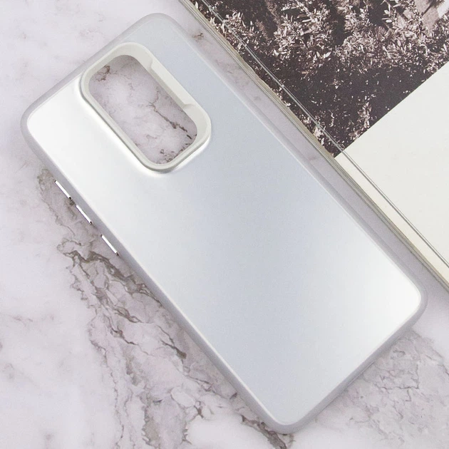TPU+PC чехол Magic glow with protective edge для Xiaomi Redmi Note 8 Pro White Без бренда - изображение 2