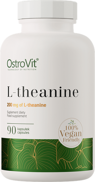 Харчова добавка OstroVit L-Theanine 90 капсул (5903933905174) - зображення 1