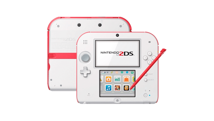 Консоль Nintendo 2DS Europe Модифікована 32GB White Red + 10 Вбудованих Ігор Б/У - зображення 4
