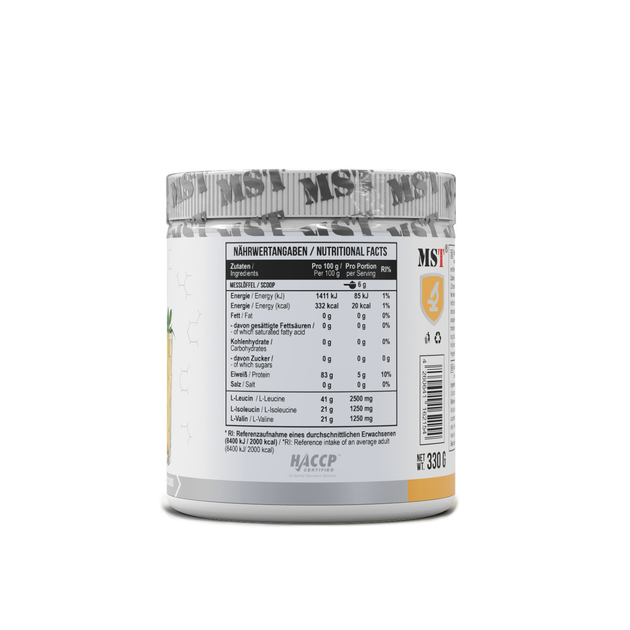 MST Nutrition, Комплекс аминокислот, BCAA Zero, апельсин-маракуйя, 55 порций, 330 г (MST-00370) - изображение 2