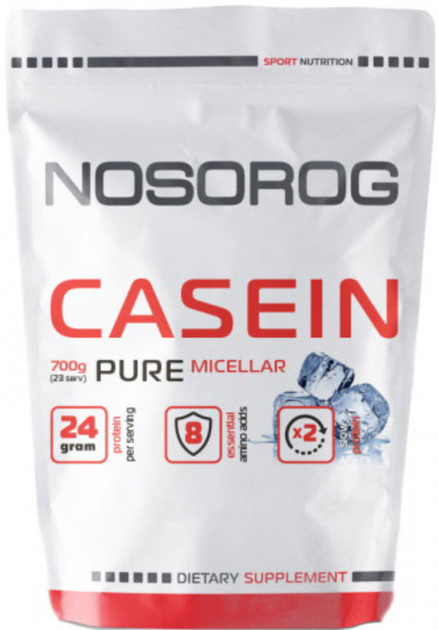 Мицеллярный казеиновый протеин Nosorog Micellar Casein 700 г без вкуса - изображение 7
