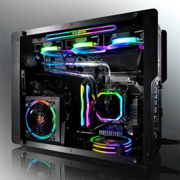 Obudowa Raijintek OPHION EVO TGS Black (0R20B00135) - obraz 5