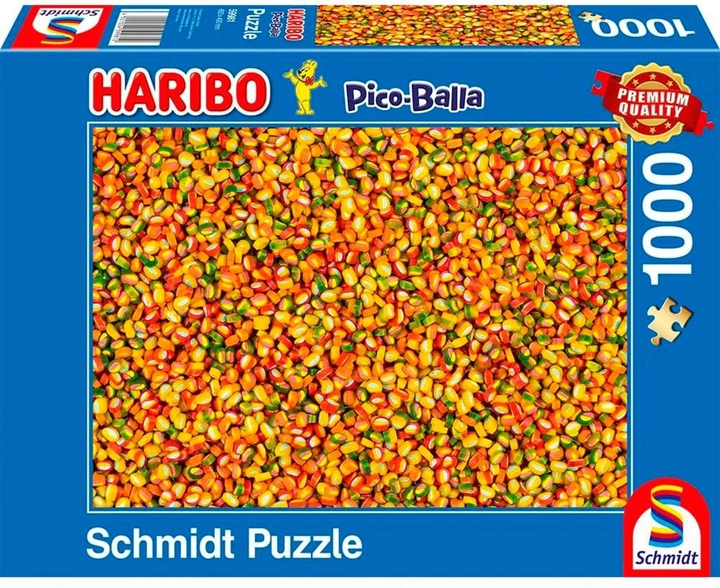 Puzzle Schmidt Haribo Picoballa 69.3 x 49.3 cm 1000 elementów (4001504599812) - obraz 1