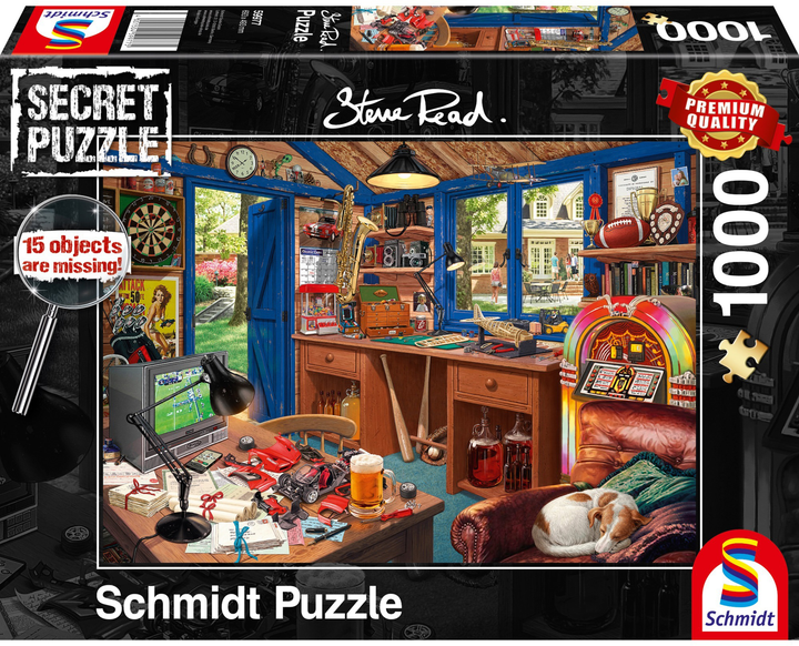 Puzzle Schmidt Steve Read Father's Workshop 69.3 x 49.3 cm 1000 elementów (4001504599775) - obraz 1