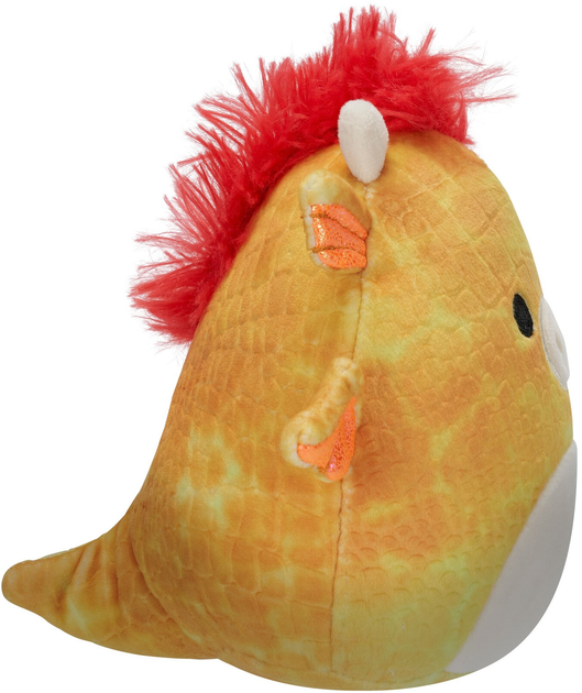 Maskotka Squishmallows Little Plush Dieric Yellow Textured Dragon W/Red Hair 13 cm (0196566418028) - obraz 3