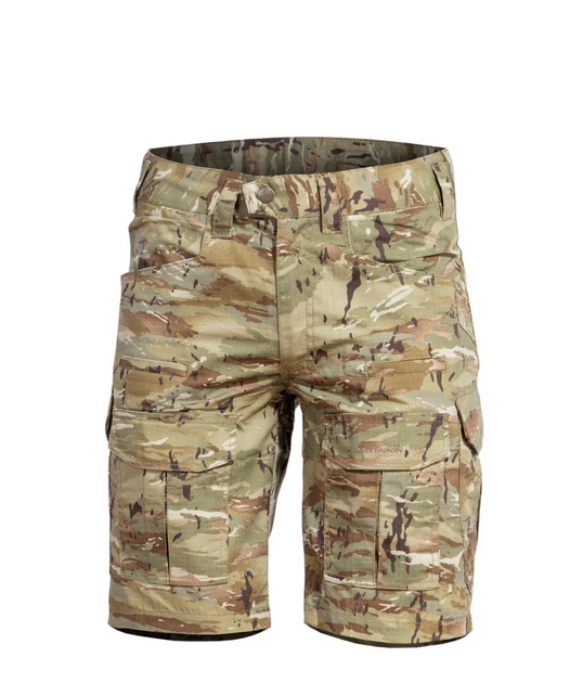 Шорти тактичні PENTAGON Lycos Short Pants з надміцного матеріалу Rip-Stop Multicam (Розмір 58) - изображение 1