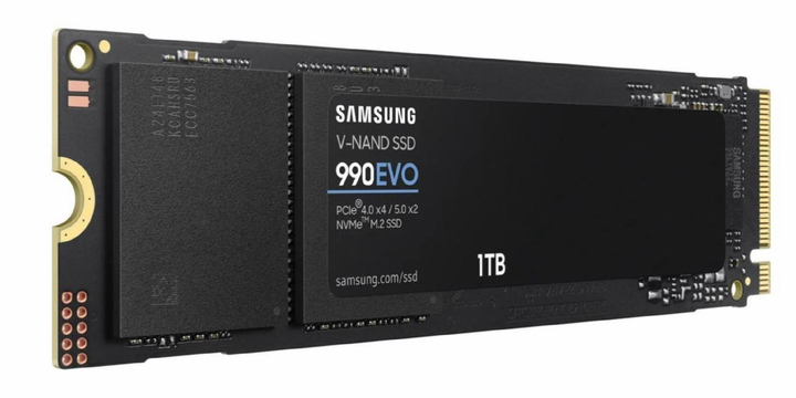 SSD накопитель Samsung 990 EVO 1 TB (MZ-V9E1T0BW) M.2 2280 PCIe 5.0 x4 NVMe V-NAND TLC - изображение 4